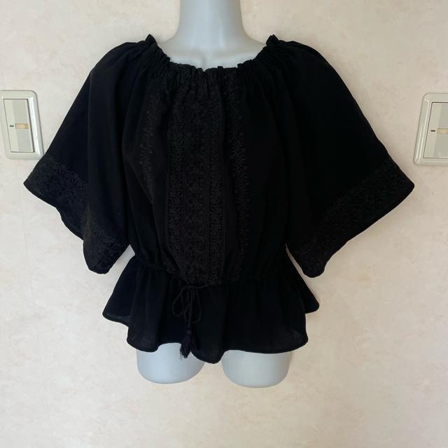 切手可 マジェスティックレゴン 黒 ペプラムトップス カットソー トップス 送料185円 < 女性ファッション 切手可 マジェスティックレゴン 黒 ペプラムトップス カットソー トップス 送料185円 < 女性ファッションの