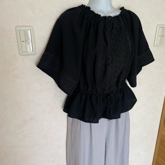 切手可 マジェスティックレゴン 黒 ペプラムトップス カットソー トップス 送料185円 < 女性ファッション 切手可 マジェスティックレゴン 黒 ペプラムトップス カットソー トップス 送料185円 < 女性ファッションの