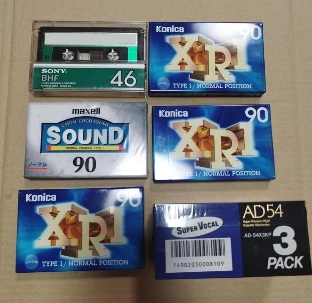 カセットテープ8セット ソニー マクセル TDK コニカ ノーマル ビンテージ < CD/DVD/ビデオ  カセットテープ8セット ソニー マクセル TDK コニカ ノーマル ビンテージ  < CD/DVD/ビデオの