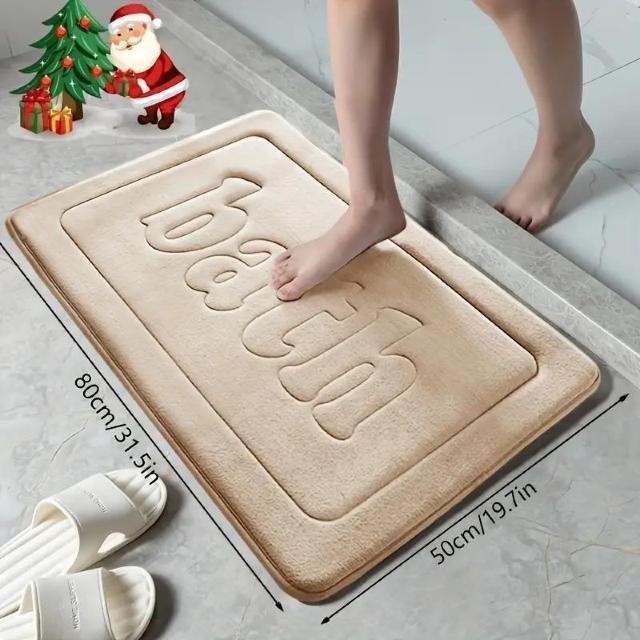超お買い得1690円★【超ソフト吸水バスマット】25D厚手、滑り止め、洗濯機洗い可能 高級バスマット 50×80cm ベージュ < インテリア/ライフ  超お買い得1690円★【超ソフト吸水バスマット】25D厚手、滑り止め、洗濯機洗い可能 高級バスマット 50×80cm ベージュ  < インテリア/ライフの