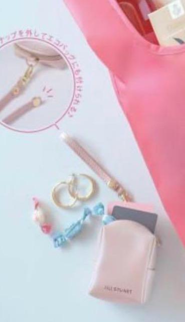 ゼクシィ雑誌付録★ジルスチュアート★エコバッグ&ストラップ付きポーチセット < ブランド ゼクシィ雑誌付録★ジルスチュアート★エコバッグ&ストラップ付きポーチセット < ブランドの