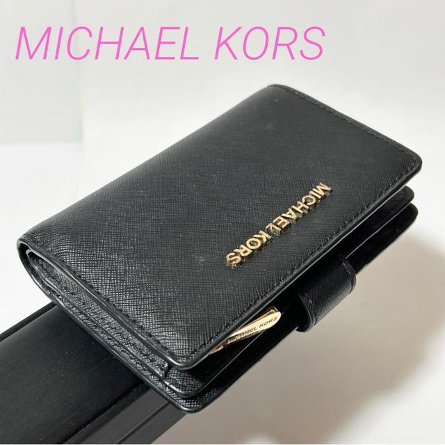 MICHAEL KORS �}�C�P���R�[�X ���U�[ ��܂� ���z �E�H���b�g �D���� ���K���� �J�[�h���� ���f�B�[�X �u���b�N  �� �u�����h�� 