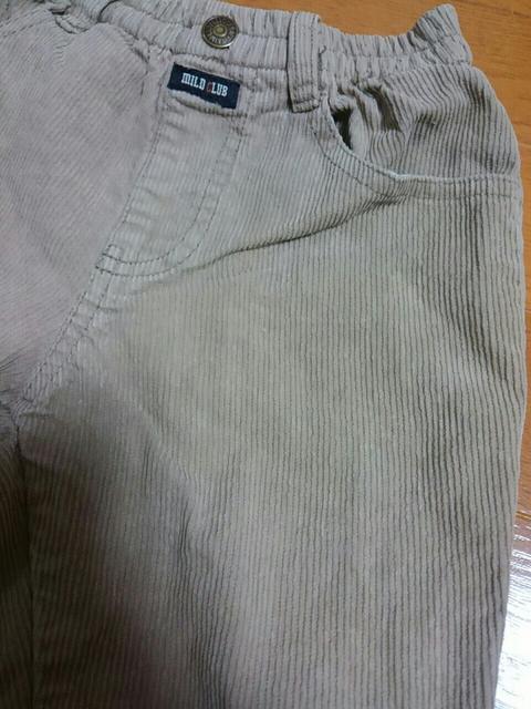 ☆美品☆ベージュコーデュロイパンツ☆100 < キッズ/ベビー  ☆美品☆ベージュコーデュロイパンツ☆100 < キッズ/ベビーの