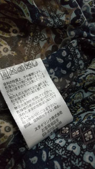 総柄チュニック◆紺系◆透け◆Msize(美品) < 女性ファッション 総柄チュニック◆紺系◆透け◆Msize(美品) < 女性ファッションの