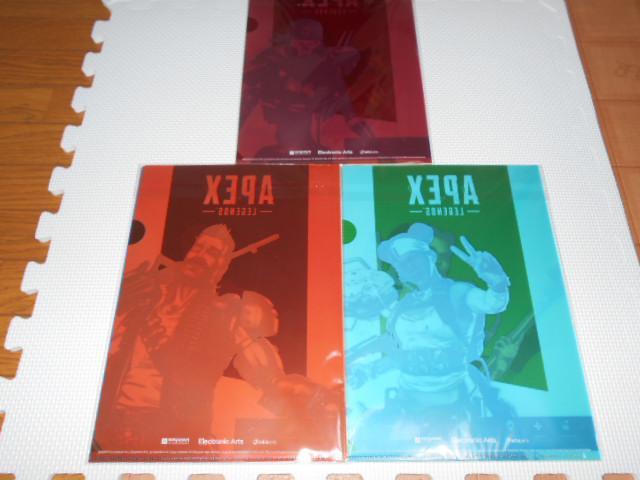 APEX LEGENDS レジェンズクリアファイル 3枚セット Vol.1 3種類セット < アニメ/コミック/キャラクター  APEX LEGENDS レジェンズクリアファイル 3枚セット Vol.1 3種類セット < アニメ/コミック/キャラクターの