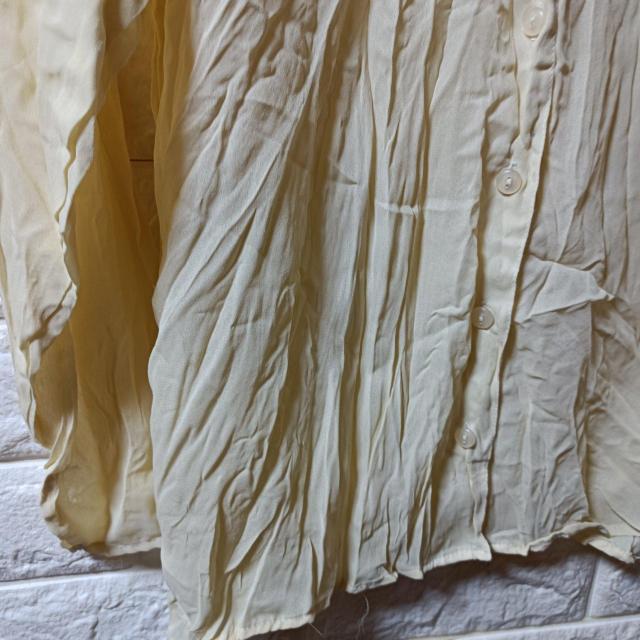 PALEO★USED★シワ加工シースルーシアーシャツ < 女性ファッション  PALEO★USED★シワ加工シースルーシアーシャツ < 女性ファッションの