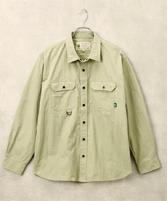 4Lサイズ!高貴紳士的ブランド品!ウッズフィールド!サラッと軽い!長袖オーバーシャツ!一枚着でも!サラッと羽織ってジャケット風にも < 男性ファッション  4Lサイズ!高貴紳士的ブランド品!ウッズフィールド!サラッと軽い!長袖オーバーシャツ!一枚着でも!サラッと羽織ってジャケット風にも < 男性ファッションの