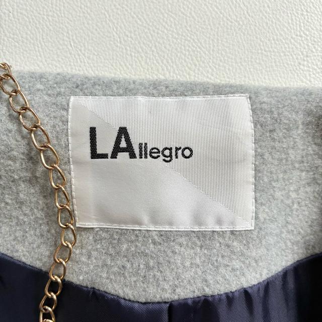 ◆上質◆日本製◆大きいサイズ感◆ロングウールコート◆スタンドカラー◆グレー◆F < 女性ファッション ◆上質◆日本製◆大きいサイズ感◆ロングウールコート◆スタンドカラー◆グレー◆F < 女性ファッションの