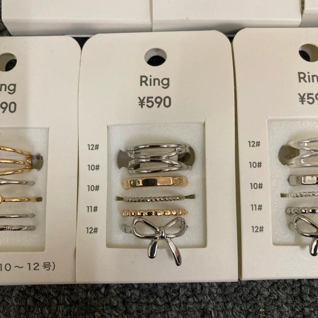 ���� �V�i GU �W�[���[ Ring �����O �w�� 7�Z�b�g �� �u�����h�� 