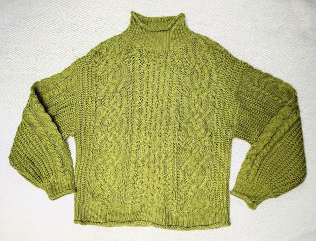 美品★ルーズモックネックニット★ざっくりケーブルニット★セーター★可愛い★VENCE EXCHANGE★グリーン★ニット★送料無料 < 女性ファッション 美品★ルーズモックネックニット★ざっくりケーブルニット★セーター★可愛い★VENCE EXCHANGE★グリーン★ニット★送料無料 < 女性ファッションの