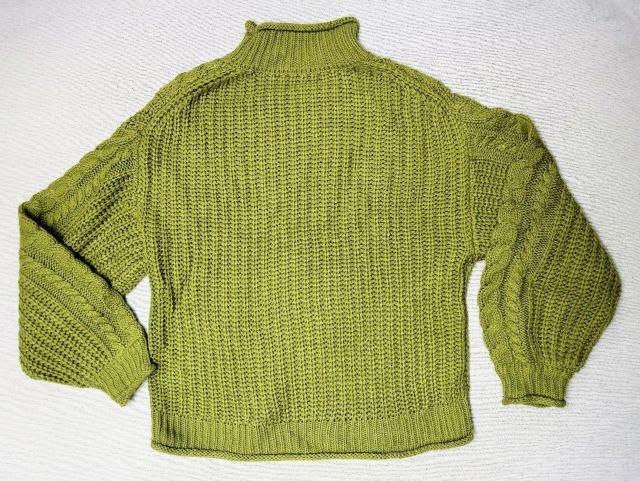 美品★ルーズモックネックニット★ざっくりケーブルニット★セーター★可愛い★VENCE EXCHANGE★グリーン★ニット★送料無料 < 女性ファッション 美品★ルーズモックネックニット★ざっくりケーブルニット★セーター★可愛い★VENCE EXCHANGE★グリーン★ニット★送料無料 < 女性ファッションの