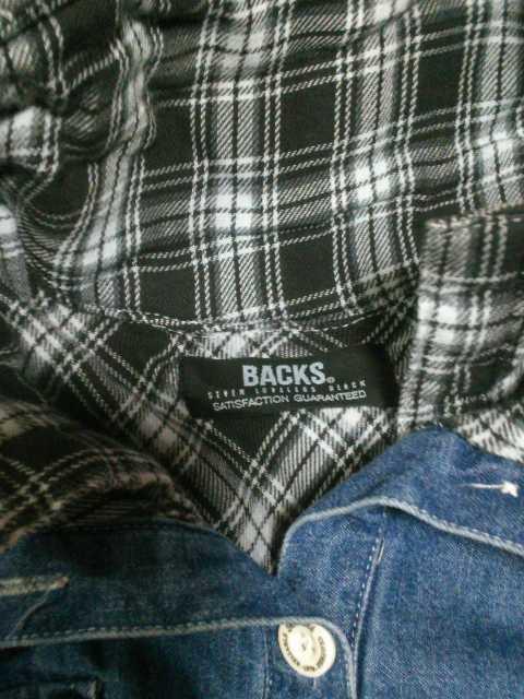 ◆BACKS ◆チェック切替デニムセットアップ◆ < ブランド  ◆BACKS ◆チェック切替デニムセットアップ◆ < ブランドの