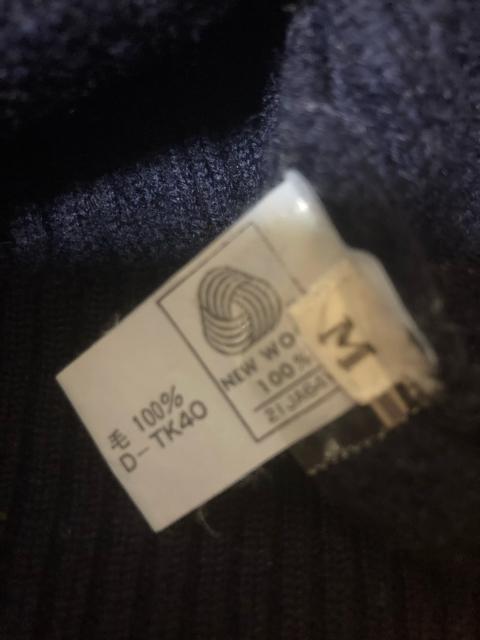 1448.ウールニットカットソー☆紺/ネイビー☆サイズS程度☆難あり < 女性ファッション  1448.ウールニットカットソー☆紺/ネイビー☆サイズS程度☆難あり < 女性ファッションの