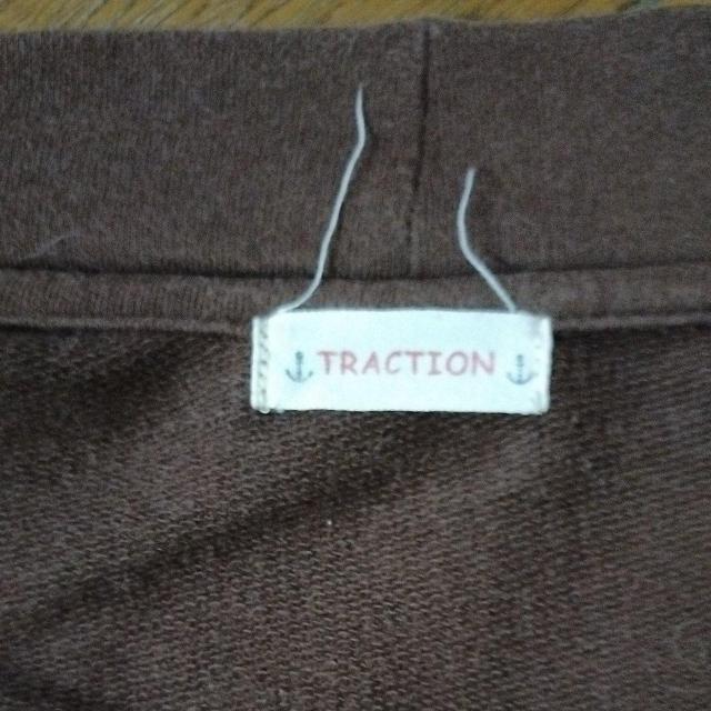 TRACTION ブラウン カーディガン Mサイズ < 女性ファッション  TRACTION ブラウン カーディガン Mサイズ < 女性ファッションの