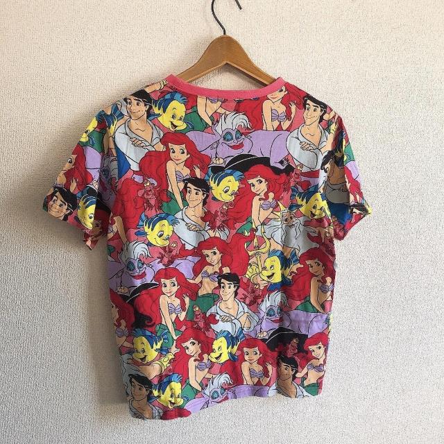 ◆TDL購入◆アリエル総柄Tシャツ★ピンク男女兼用Mサイズ*ディズニー♪リトルマーメイド < 女性ファッション  ◆TDL購入◆アリエル総柄Tシャツ★ピンク男女兼用Mサイズ*ディズニー♪リトルマーメイド < 女性ファッションの