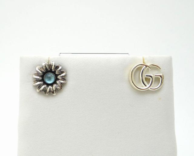 GUCCI �O�b�` GG�}�[�����g �_�u��G �t�����[ �X�^�b�Y �s�A�X SV925��USED���y���������z  �� �u�����h�� 