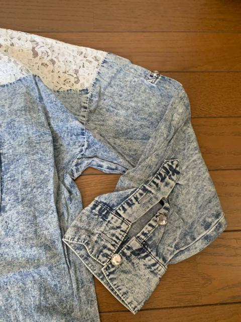 デニム長袖シャツ < 女性ファッション  デニム長袖シャツ < 女性ファッションの