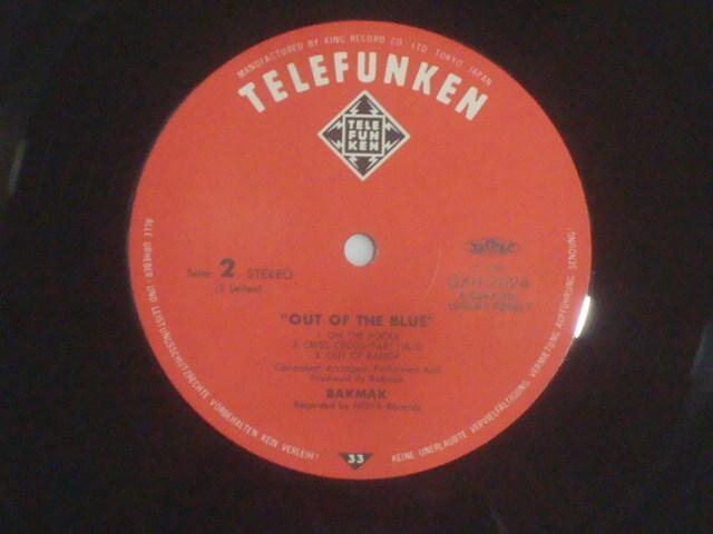 AEgEIuEUEu[iOUT OF THE BLUEj / oN}NiBAKMAKj ѕtLP  CD/DVD/rfI 