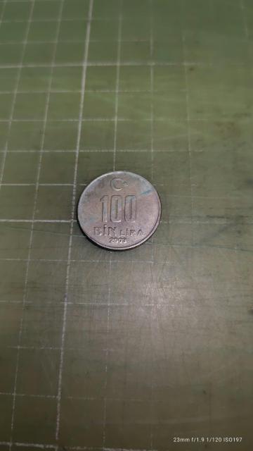 トルコ100万硬貨(2003)♪ < ホビー トルコ100万硬貨(2003)♪ < ホビーの