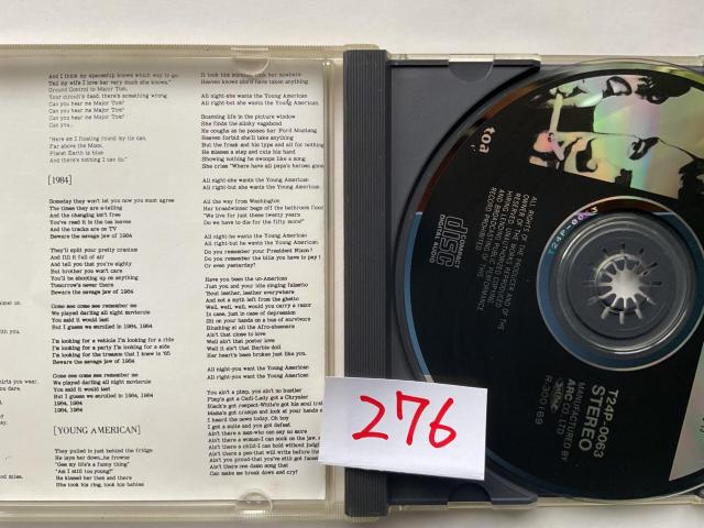 DAVID BOWIE BEST ORIGINAL VERSION T24P-0063 CD �A���o�� �f���B�b�h�E�{�E�C �� CD/DVD/�r�f�I�� 