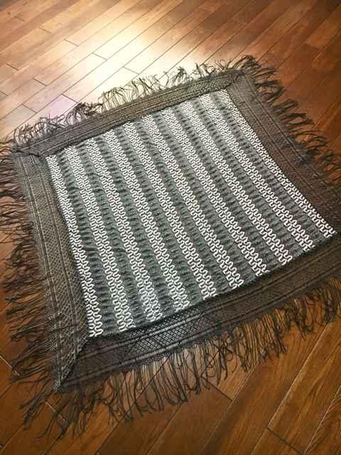 【専門店】グレー&シルバー◆高級レース編大判ストール < 女性ファッション  【専門店】グレー&シルバー◆高級レース編大判ストール  < 女性ファッションの