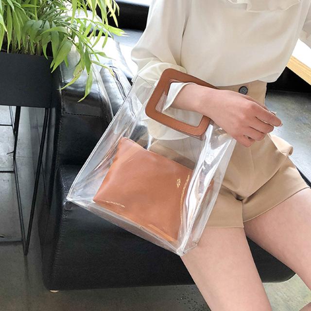 新作★クリアトートBAG★ポーチ付きBR < 女性ファッション  新作★クリアトートBAG★ポーチ付きBR < 女性ファッションの