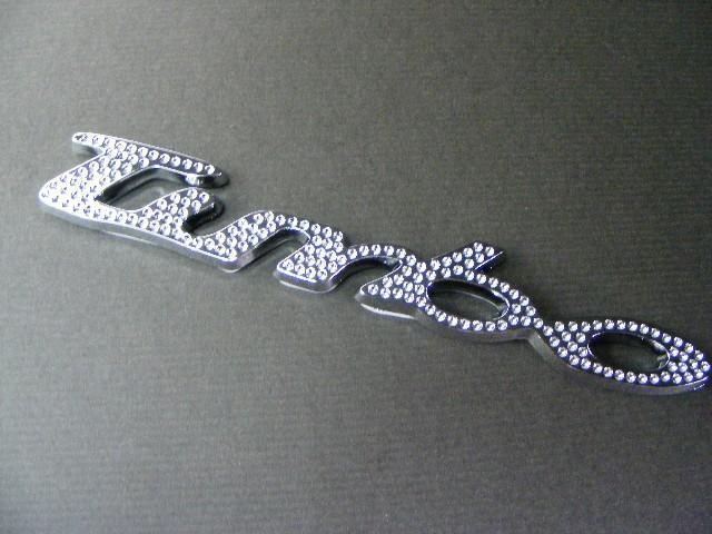 ● turboターボ LUXURT CRYSTAL TYPE ABS製エンブレム● < 自動車/バイク ● turboターボ LUXURT CRYSTAL TYPE ABS製エンブレム● < 自動車/バイク