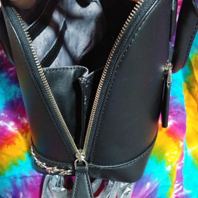 □GUESS□ゲス□シルバーチェーンがcool( *´艸)2wayショルダーバッグ□ハンドバッグ□ < ブランド  □GUESS□ゲス□シルバーチェーンがcool( *´艸)2wayショルダーバッグ□ハンドバッグ□ < ブランドの