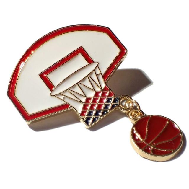 バスケットボール バスケット バスケ ピンバッジ バッジ ピンズ ピンブローチ ブローチ ラペルピン < 男性アクセサリー/時計 バスケットボール バスケット バスケ ピンバッジ バッジ ピンズ ピンブローチ ブローチ ラペルピン < 男性アクセサリー/時計の