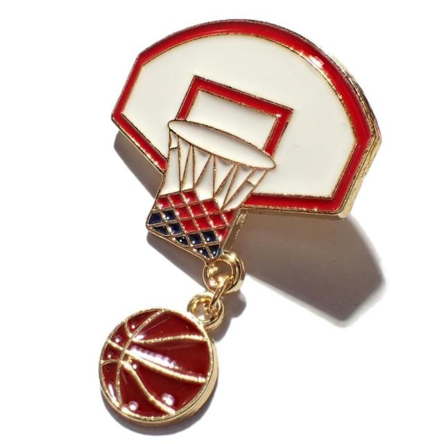 バスケットボール バスケット バスケ ピンバッジ バッジ ピンズ ピンブローチ ブローチ ラペルピン < 男性アクセサリー/時計 バスケットボール バスケット バスケ ピンバッジ バッジ ピンズ ピンブローチ ブローチ ラペルピン < 男性アクセサリー/時計の