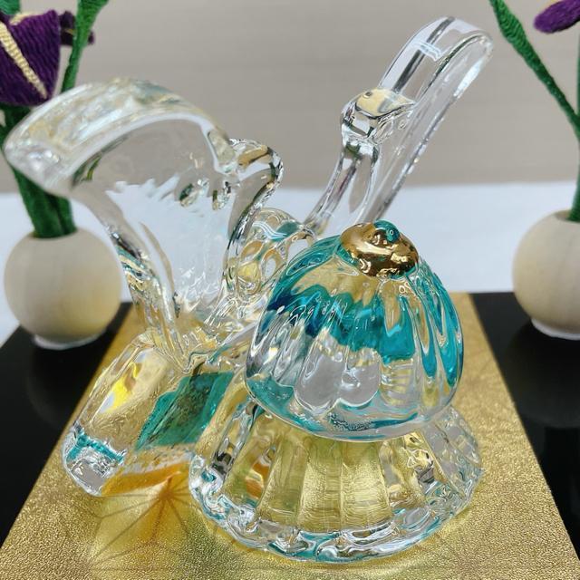 五月飾り【ガラス製兜&花菖蒲】端午 青 五月人形 5月玄関飾り 端午ディスプレイ 子どもの日 クリスタル兜 新品未使用品 < インテリア/ライフ  五月飾り【ガラス製兜&花菖蒲】端午 青 五月人形 5月玄関飾り 端午ディスプレイ 子どもの日 クリスタル兜 新品未使用品 < インテリア/ライフの