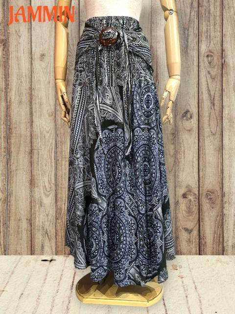 ペーズリー紋様柄フレアスカート アジアン エスニック ヒッピー ロングスカート < 女性ファッション  ペーズリー紋様柄フレアスカート アジアン エスニック ヒッピー ロングスカート < 女性ファッションの