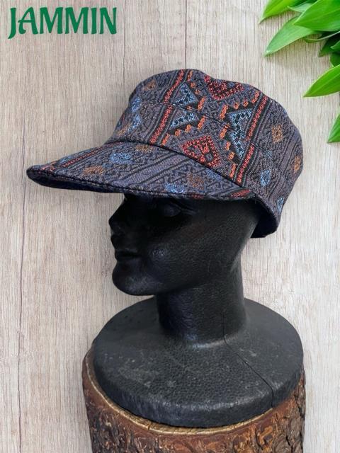 織り柄キャップ エスニック ヒッピー アジアン 男女兼用 帽子 キャスケット < 女性ファッション  織り柄キャップ エスニック ヒッピー アジアン 男女兼用 帽子 キャスケット  < 女性ファッションの