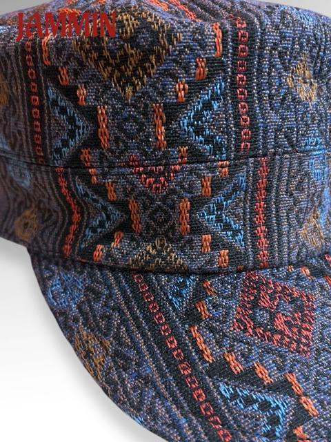 織り柄キャップ エスニック ヒッピー アジアン 男女兼用 帽子 キャスケット < 女性ファッション  織り柄キャップ エスニック ヒッピー アジアン 男女兼用 帽子 キャスケット < 女性ファッションの