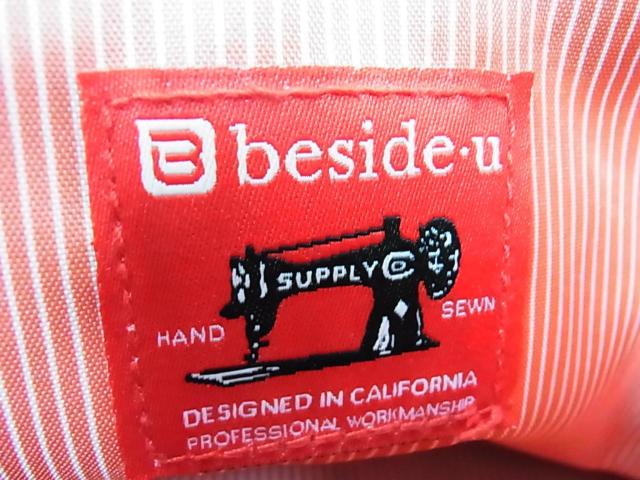 500円スタ★正規品 beside・u ビサイユ ショルダートートバッグ < 女性ファッション  500円スタ★正規品 beside・u ビサイユ ショルダートートバッグ < 女性ファッションの