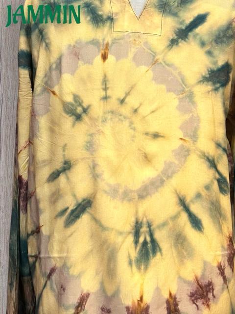 ぐるぐるタイダイクルタ ヒッピー アフリカン エスニック アジアン 長袖 < 男性ファッション ぐるぐるタイダイクルタ ヒッピー アフリカン エスニック アジアン 長袖 < 男性ファッションの