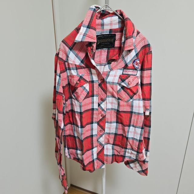 witty & pitty チェック柄 長袖シャツ < 女性ファッション witty & pitty チェック柄 長袖シャツ < 女性ファッションの