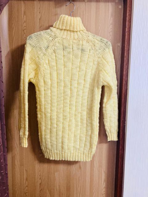 2098.未使用☆ケーブルニット☆タートルネックセーター☆イエロー系☆サイズL程度 < 女性ファッション 2098.未使用☆ケーブルニット☆タートルネックセーター☆イエロー系☆サイズL程度 < 女性ファッションの
