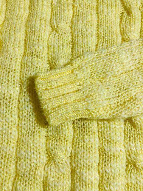 2098.未使用☆ケーブルニット☆タートルネックセーター☆イエロー系☆サイズL程度 < 女性ファッション 2098.未使用☆ケーブルニット☆タートルネックセーター☆イエロー系☆サイズL程度 < 女性ファッションの