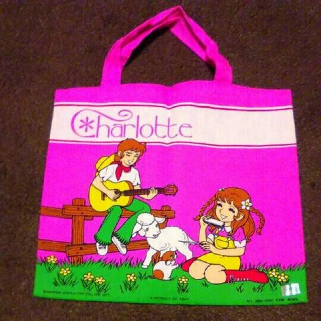 新品 若草のシャルロット バッグ 昭和レトロ ビンテージ アニメ < アニメ/コミック/キャラクター  新品 若草のシャルロット バッグ 昭和レトロ ビンテージ アニメ < アニメ/コミック/キャラクターの