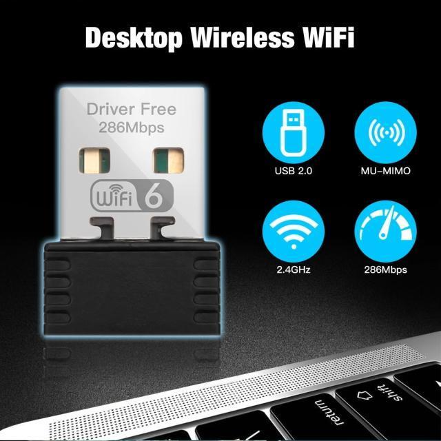 WIFI6 WI-FIA_v^[ 2.4Ghz/286Mbps fXNPC/m[gPCp  Windowsp LANq@  PC{/Ӌ@ 