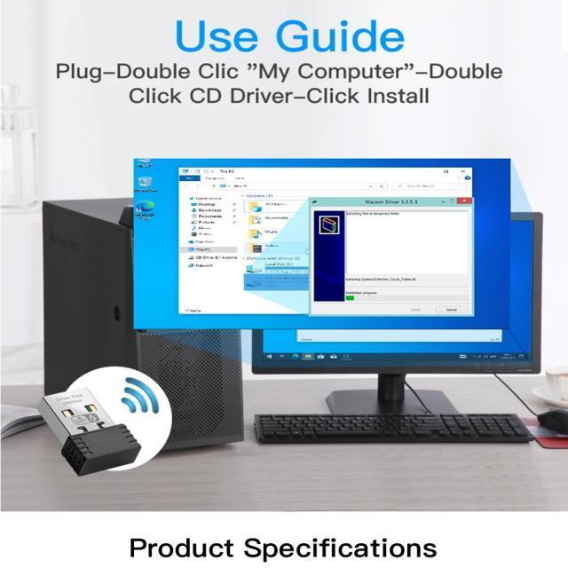 WIFI6 WI-FIA_v^[ 2.4Ghz/286Mbps fXNPC/m[gPCp  Windowsp LANq@  PC{/Ӌ@ 