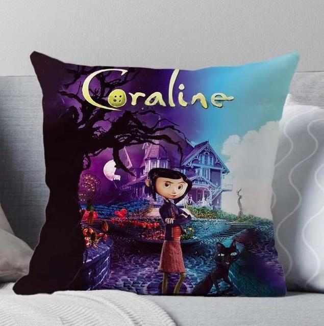 新品 コララインとボタンの魔女 クッションカバー A < インテリア/ライフ  新品 コララインとボタンの魔女 クッションカバー A  < インテリア/ライフの