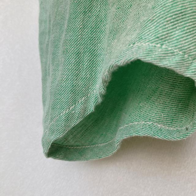 日本製 麻綿 メルシーボーク ライトグリーン サルエルパンツ バウンドコーデ 0サイズ N2m < ブランド 日本製 麻綿 メルシーボーク ライトグリーン サルエルパンツ バウンドコーデ 0サイズ N2m < ブランドの