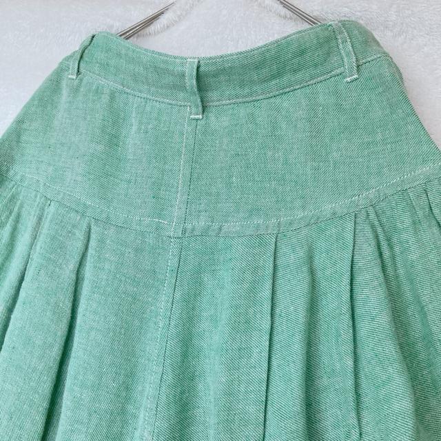 日本製 麻綿 メルシーボーク ライトグリーン サルエルパンツ バウンドコーデ 0サイズ N2m < ブランド 日本製 麻綿 メルシーボーク ライトグリーン サルエルパンツ バウンドコーデ 0サイズ N2m < ブランドの