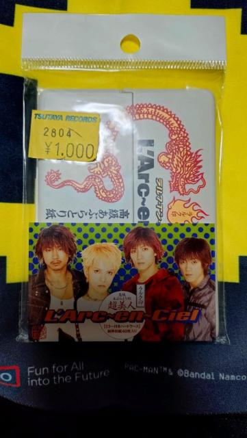 ■L'Arc~en~Ciel■レア タワーレコード あぶらとり紙 当時物 < タレントグッズ ■L'Arc~en~Ciel■レア タワーレコード あぶらとり紙 当時物 < タレントグッズの