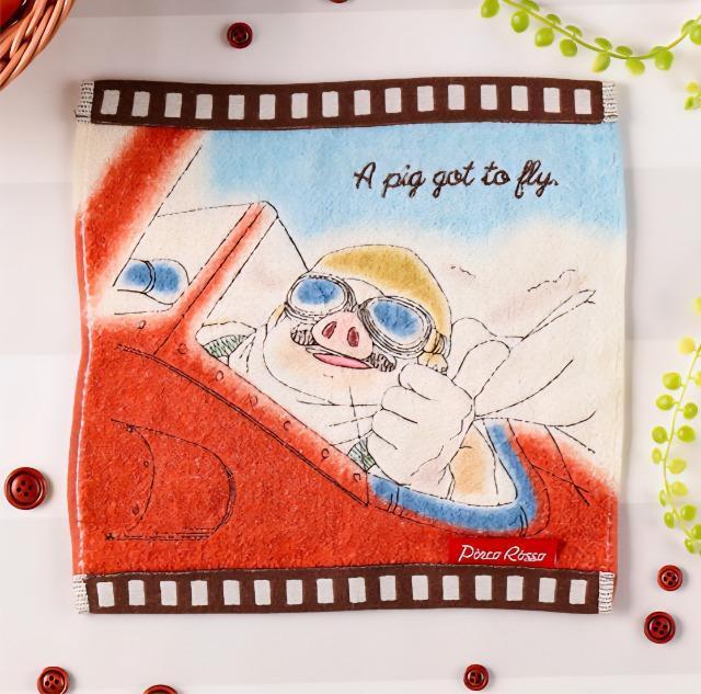 紅の豚 ジブリ 宮崎駿 ポルコ タオルハンカチ ミニタオル < アニメ/コミック/キャラクター 紅の豚 ジブリ 宮崎駿 ポルコ タオルハンカチ ミニタオル < アニメ/コミック/キャラクターの