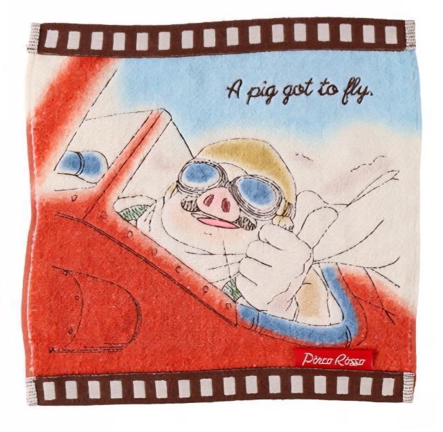 紅の豚 ジブリ 宮崎駿 ポルコ タオルハンカチ ミニタオル < アニメ/コミック/キャラクター 紅の豚 ジブリ 宮崎駿 ポルコ タオルハンカチ ミニタオル < アニメ/コミック/キャラクターの