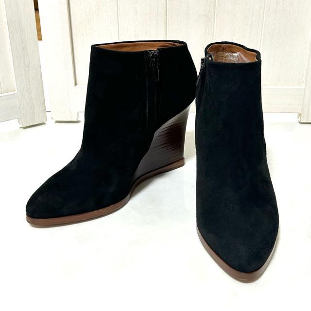 新品同様 CELINE セリーヌ ウェッジ アンクルブーツ 36.5 < ブランド 新品同様 CELINE セリーヌ ウェッジ アンクルブーツ 36.5 < ブランドの