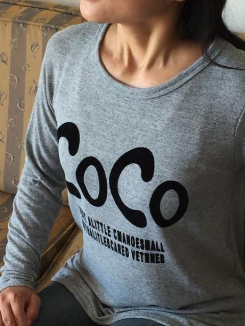 ���������@���f�B�[�X COCO ���S ����T�V���c�@�O���[ �� �����t�@�b�V������ 
